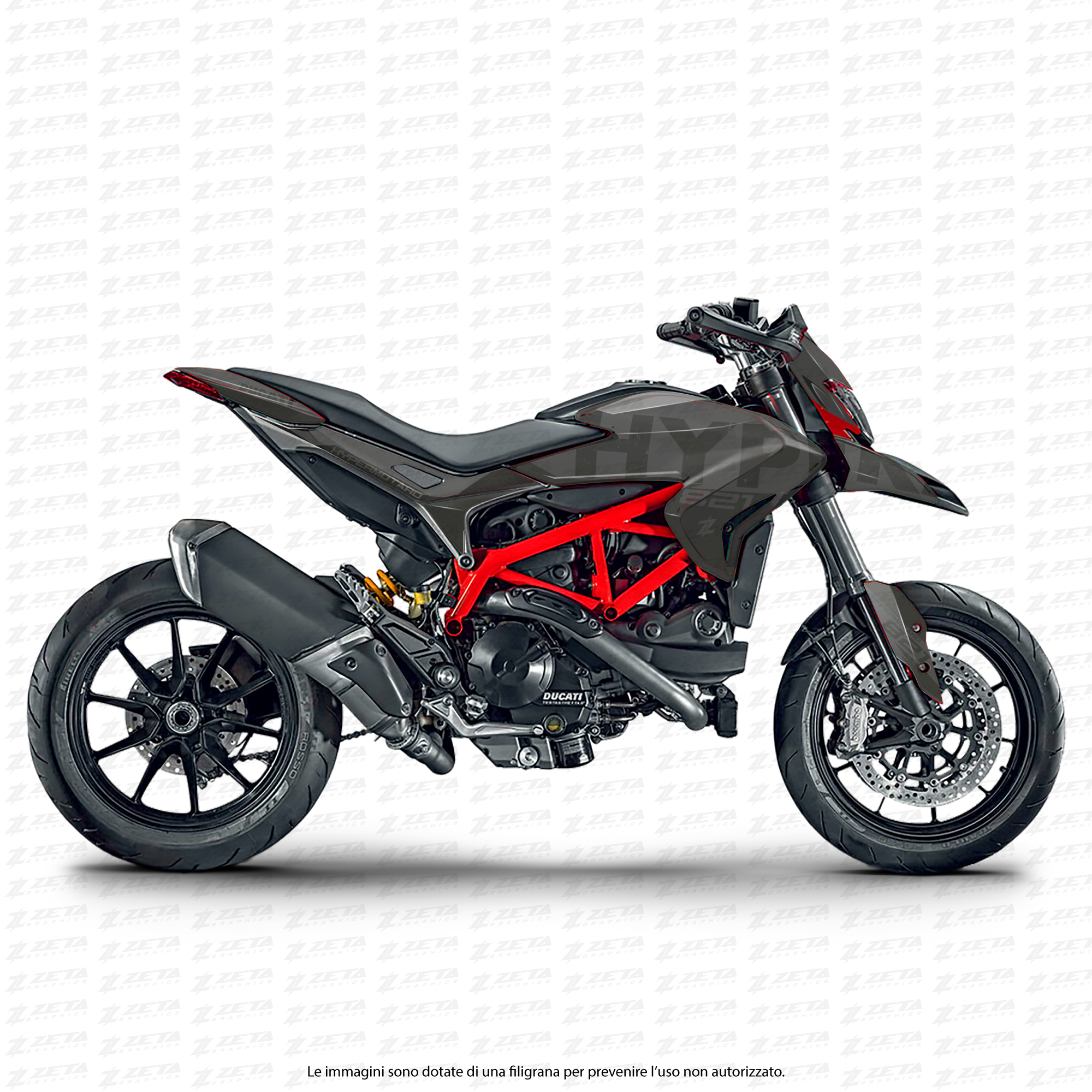 Semi Custom Graphics Kit Ducati Hypermotard 821 13-16 939 16-18