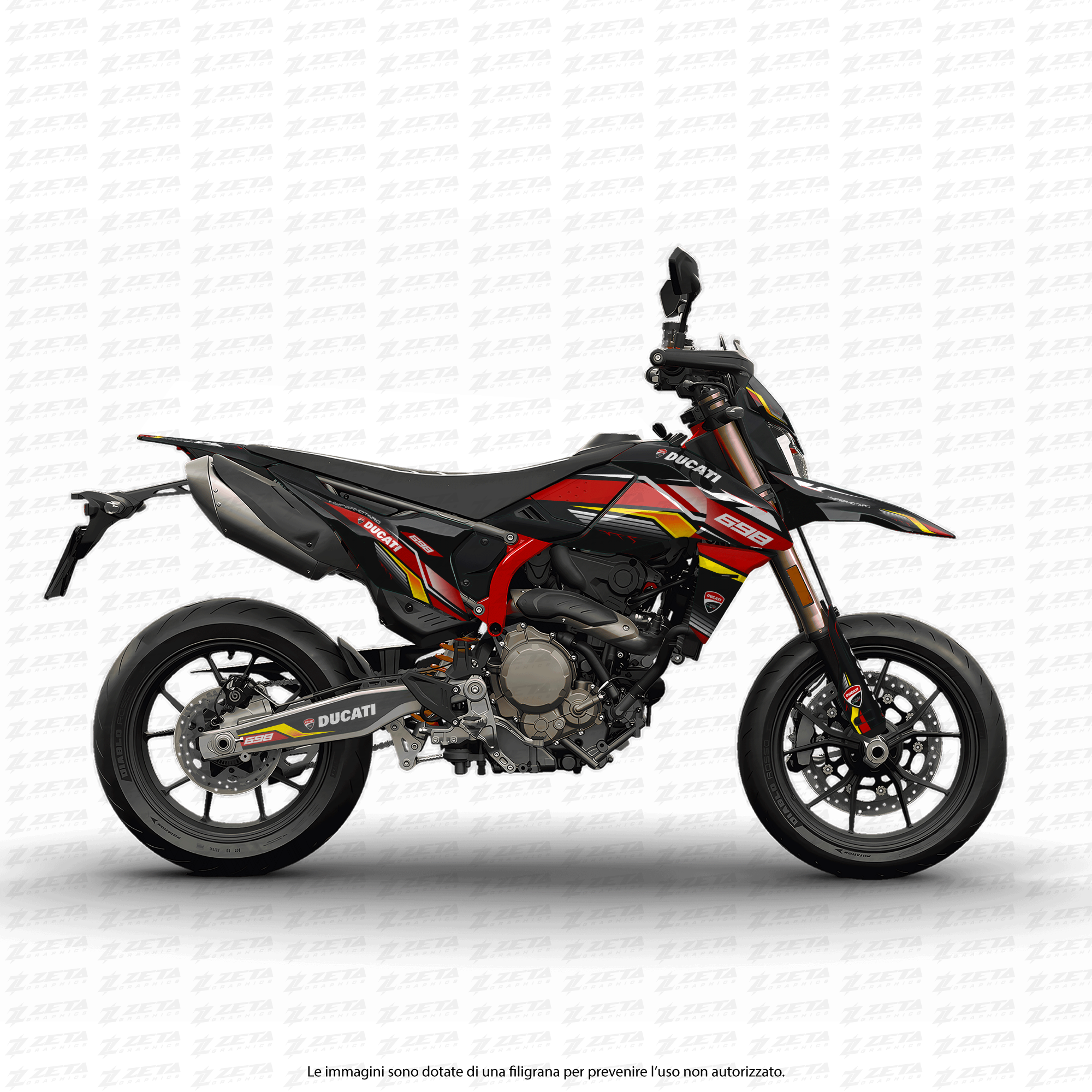 Semi Custom | Ducati Hypermotard 698 Graphics Kit