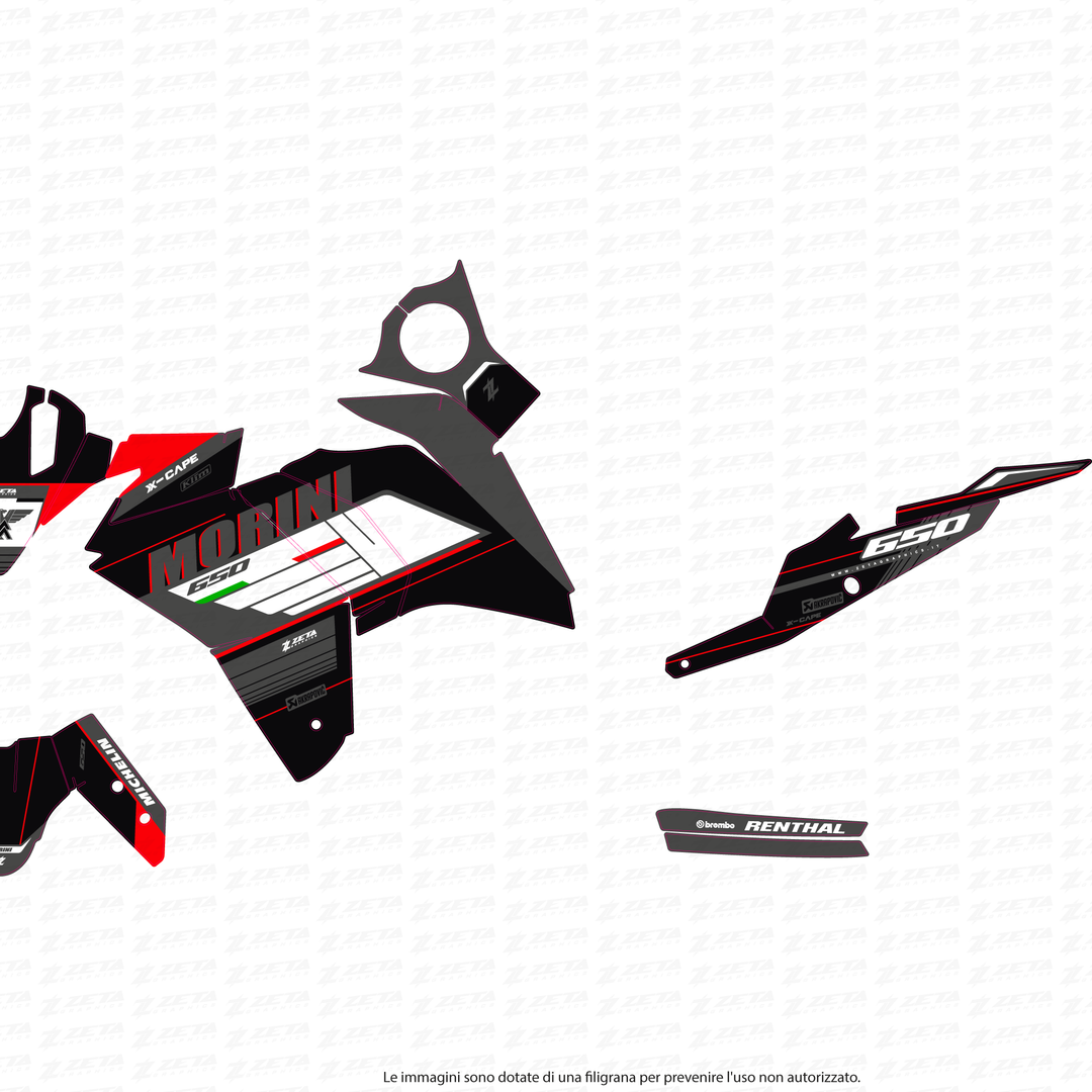 Resin Bike Motorstickers Compatibel met Moto Morini X-Cape 650 2022-2026. Bescherming voor motorhandkappen tegen stoten en krassen. 3D-harssticker – gemaakt in Italië Resin Bike Motorstickers Compatibel met Moto Morini X-Cape 650 2022-2026. Bescherming voor motorhandkappen tegen stoten en krassen. 3D-harssticker – gemaakt in Italië