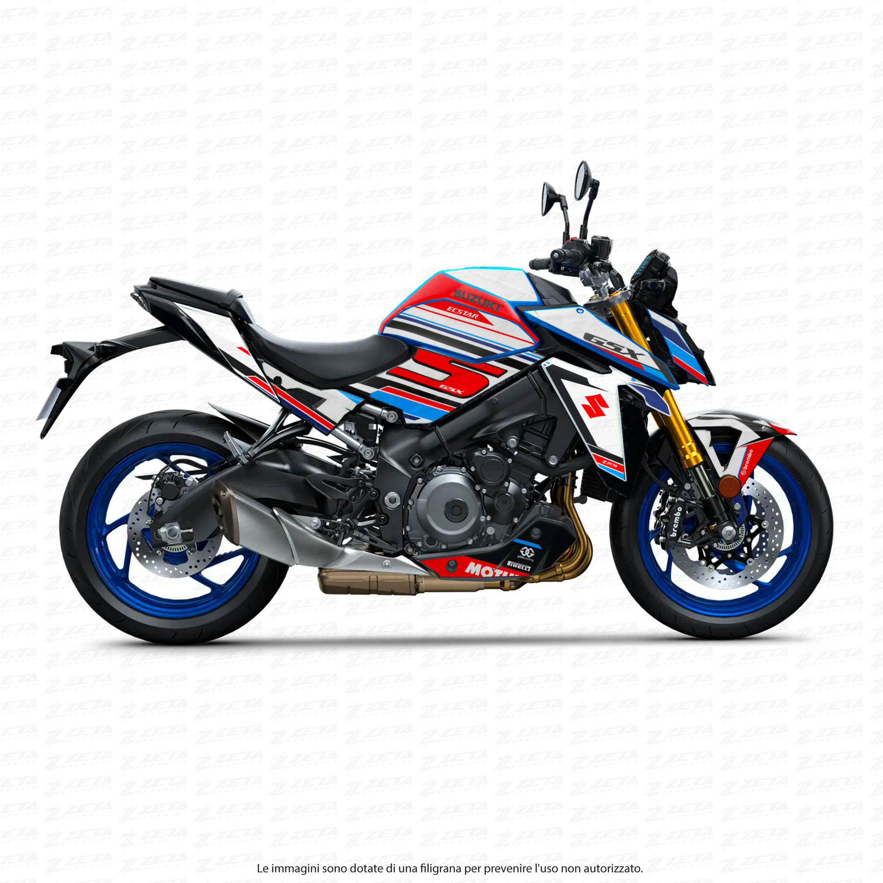 Semi Custom Kit Grafiche Suzuki GSX-S 1000 2021-2023
