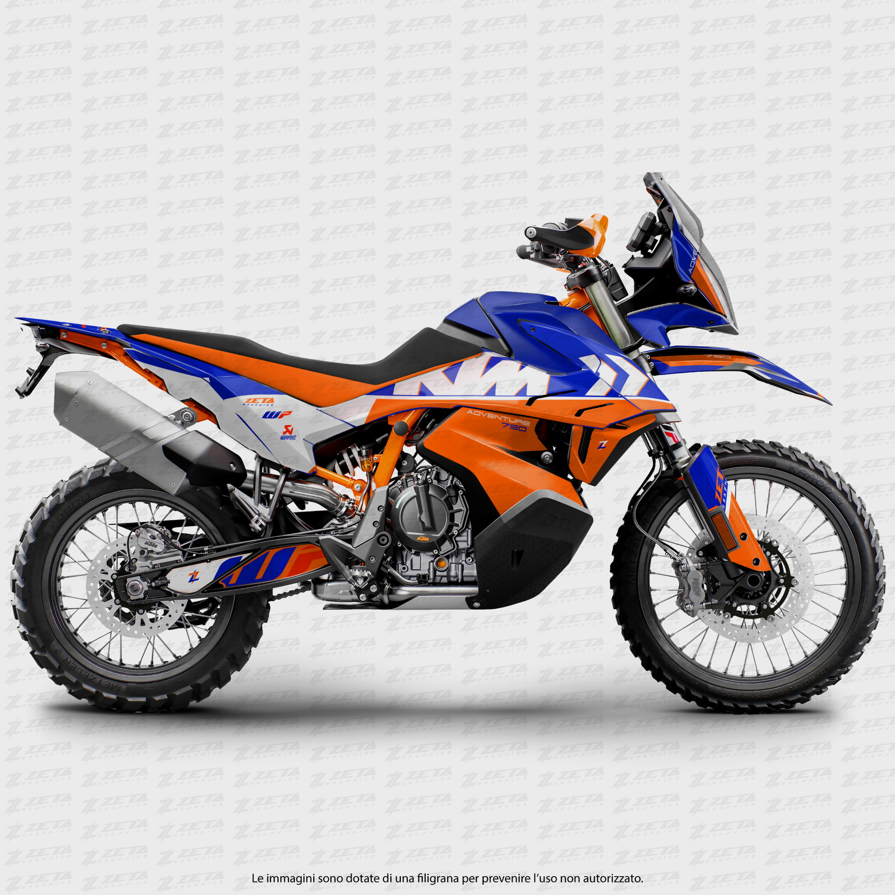 Semi Custom Ktm Adventure 790/890 Graphics Kit