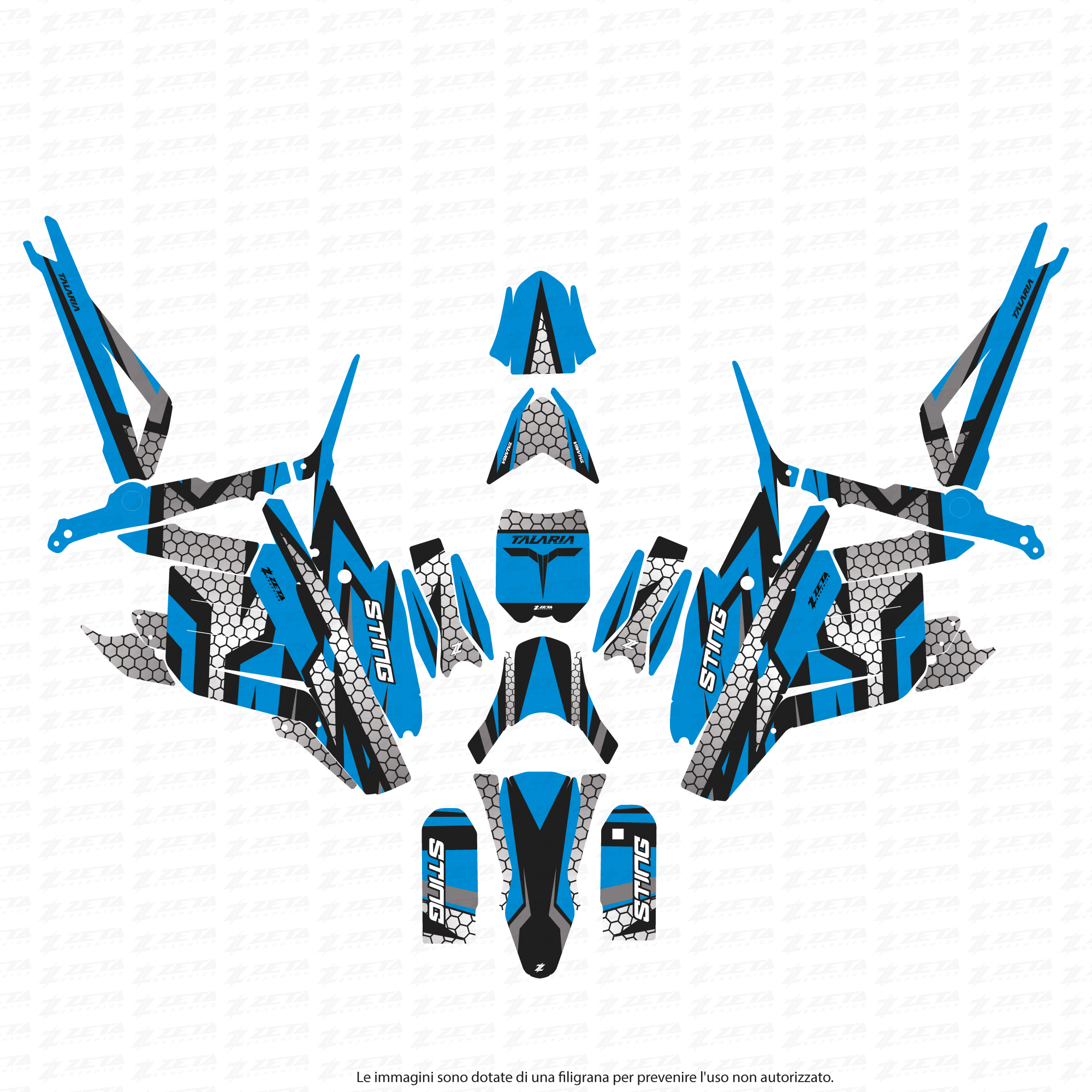 Semi Personalizzata | Kit Grafiche TALARIA STRING MX4