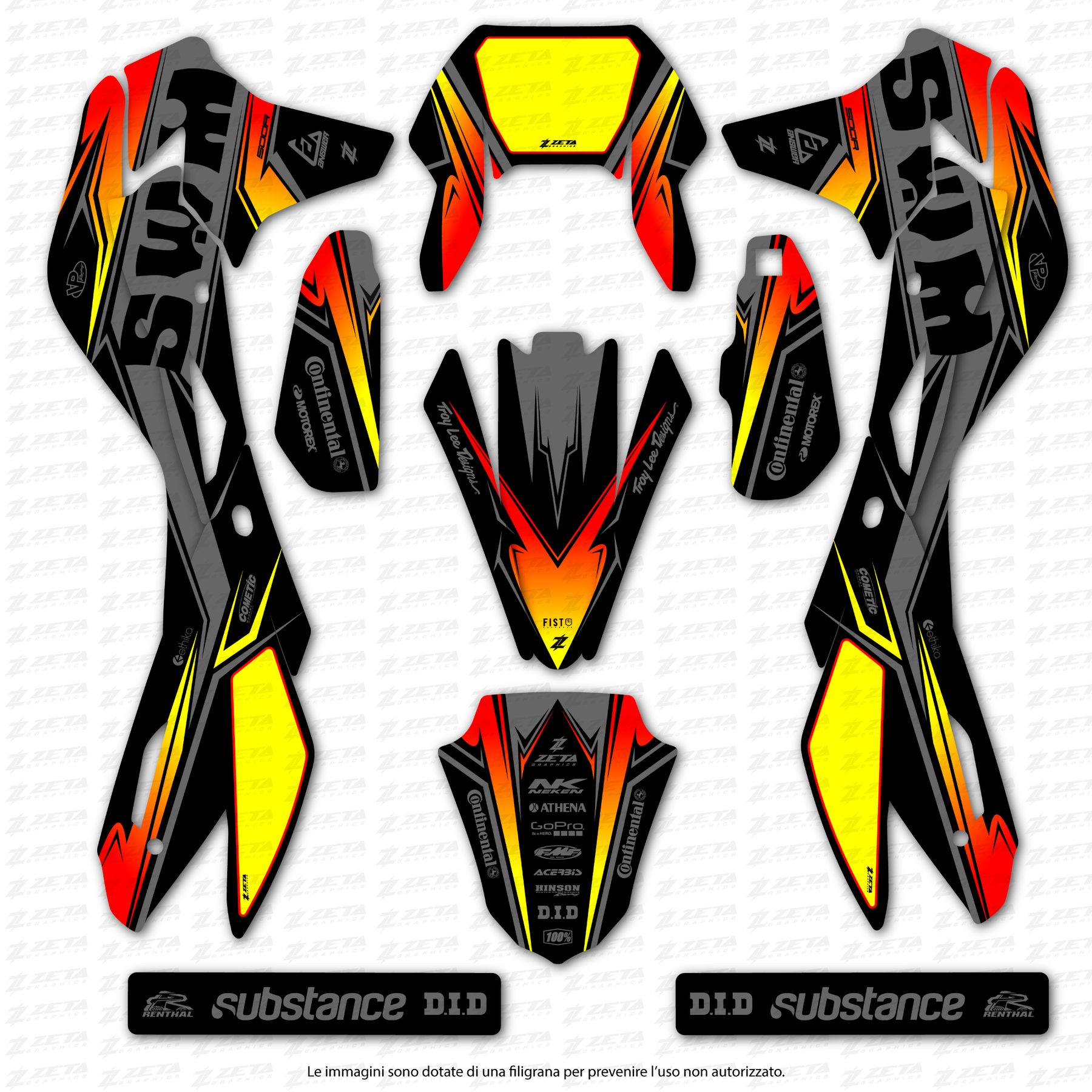 Semi Personalizzata | Kit Grafiche SWM 300/500 2016-2018