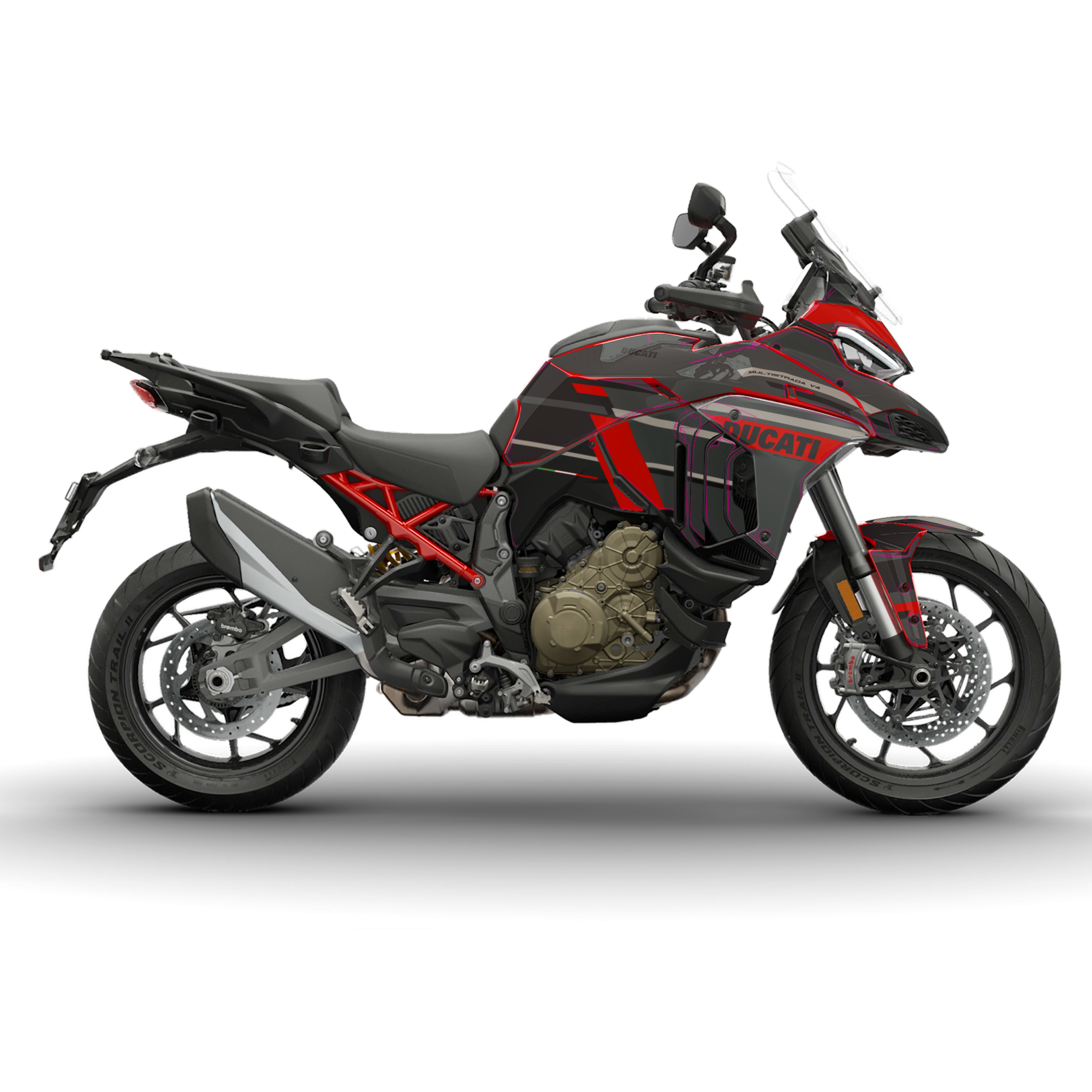 Semi Personalizzata | Kit Grafiche Ducati Multistrada V4