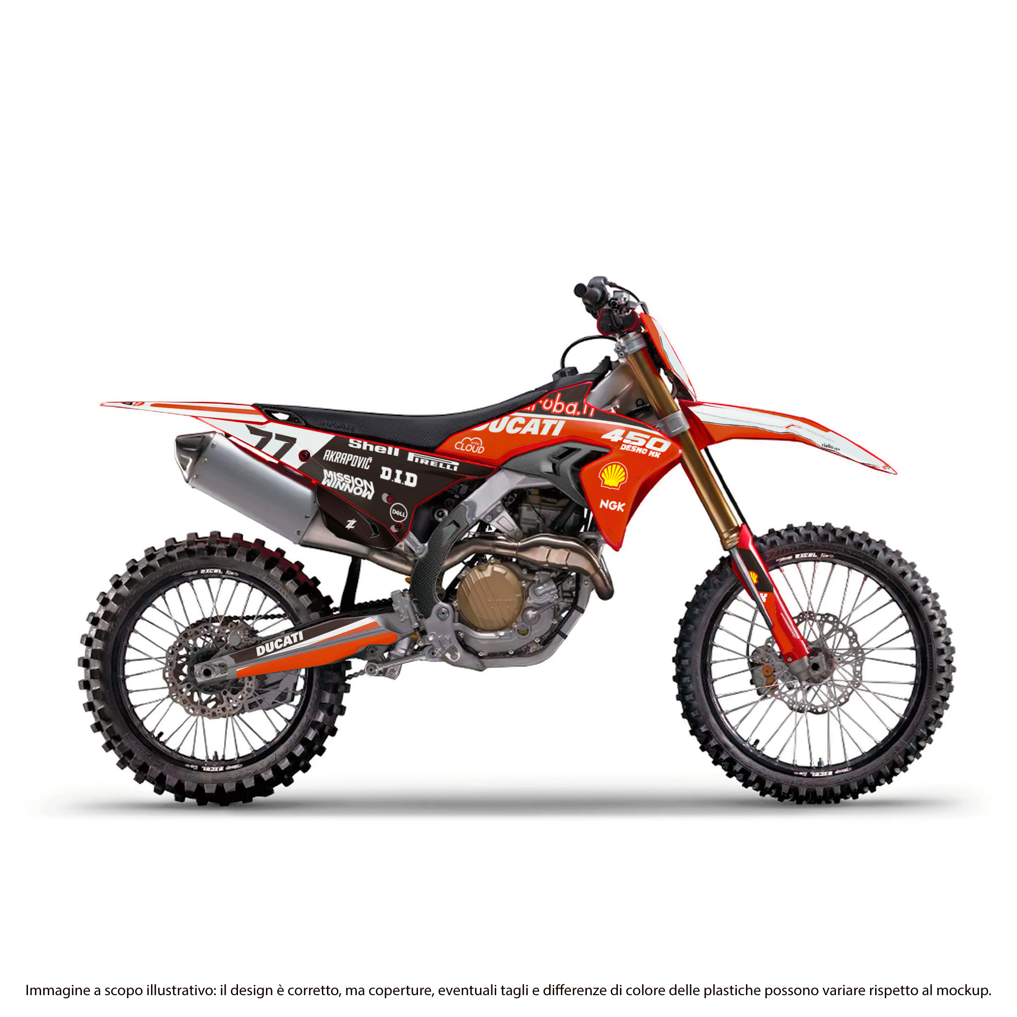 Semi Personalizzata | Kit Grafiche Ducati DesmoMX 450
