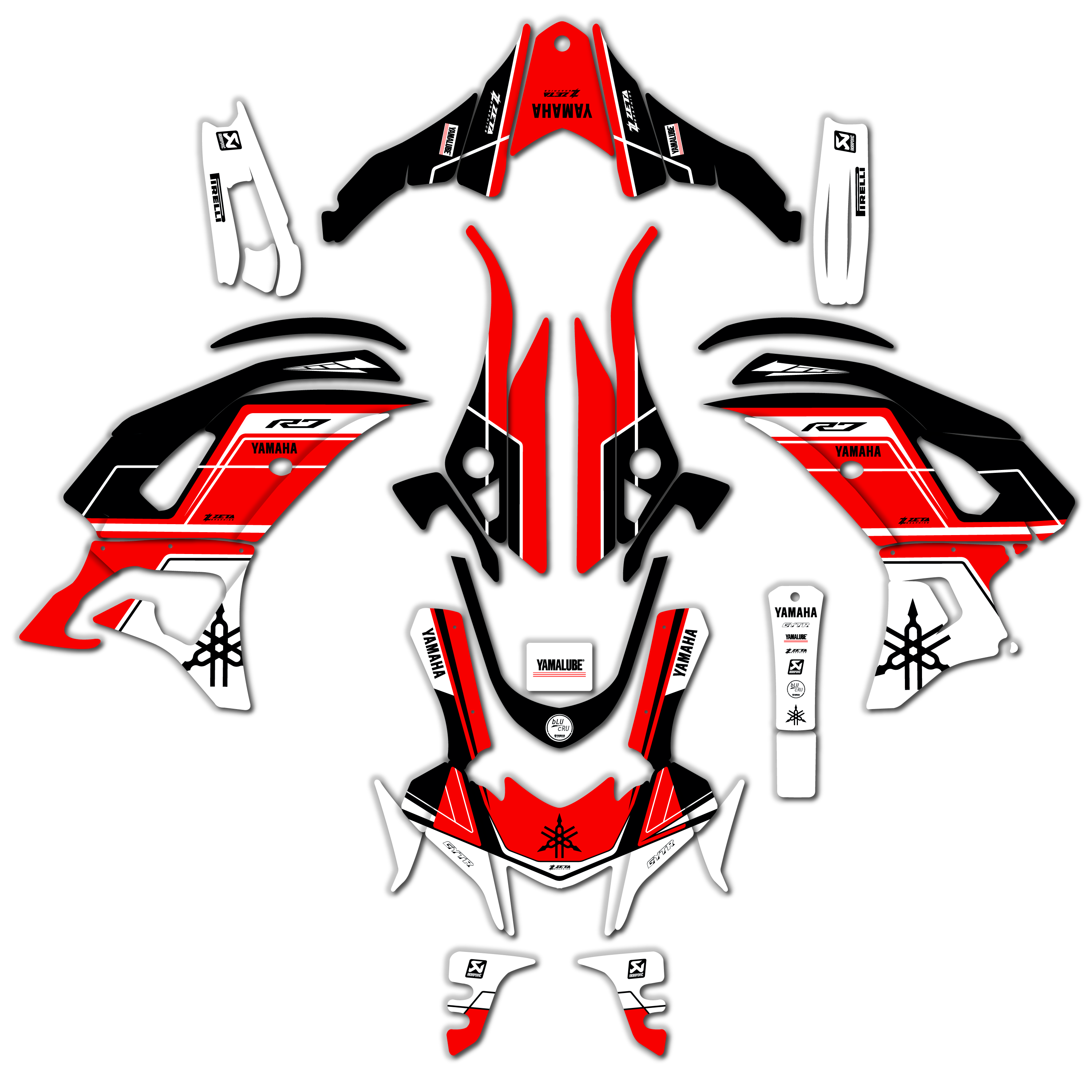 Semi Custom | Kit Graphics Yamaha R7 2022-2023