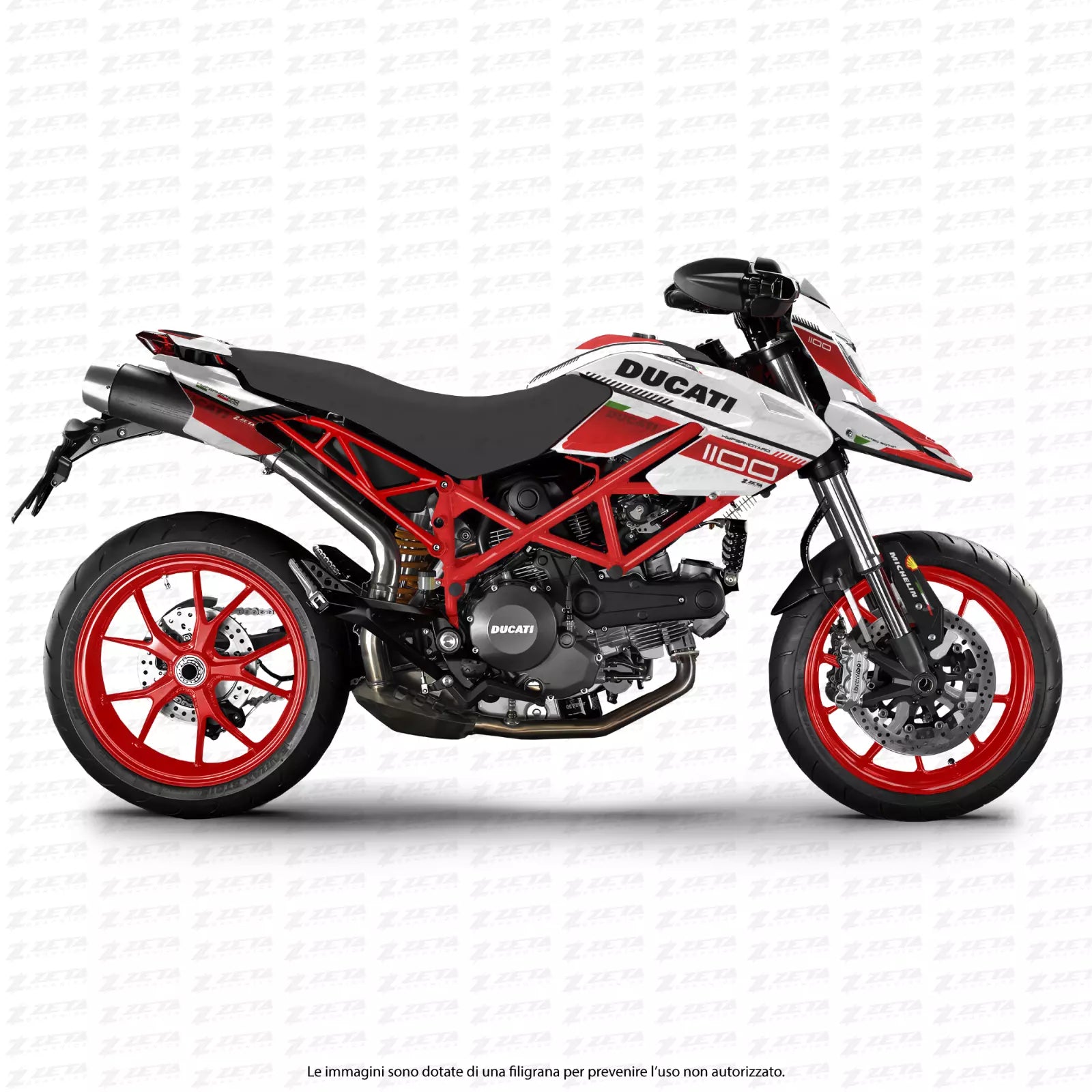 Semi Personalizzata | Kit Grafiche Ducati Hypermotard 796 1100