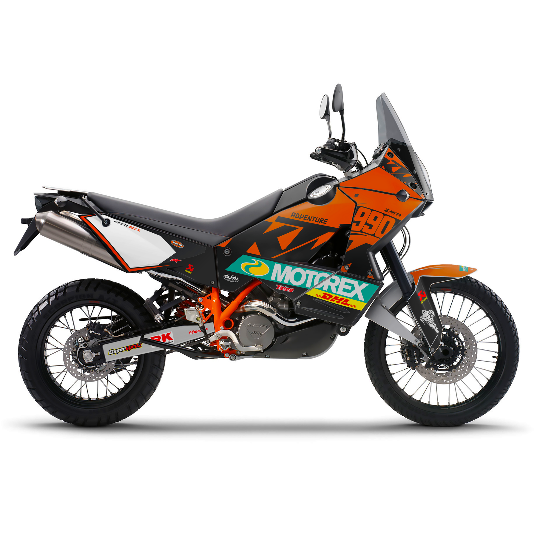 Semi Custom Ktm Adventure 990 2006 2013 Graphics Kit